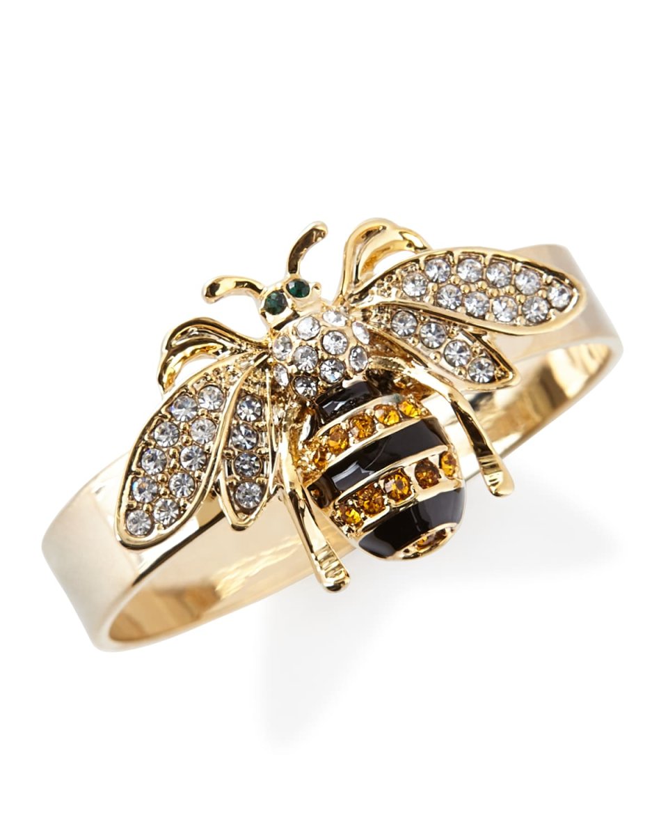 Skinny Bee Napkin Rings, Set of 4
